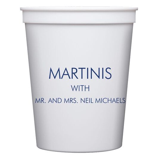 Your Cocktail Stadium Cups